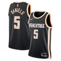 Atlanta Hawks 202526 City Edition Swingman Jersey Black Dyson Daniels Unisex | RTJ13247