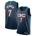 Oklahoma City Thunder 202526 City Edition Swingman Jersey Gray Chet Holmgren Unisex | RTJ13212