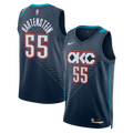 Oklahoma City Thunder 202526 City Edition Swingman Jersey Gray Isaiah Hartenstein Unisex | RTJ13202