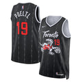 Toronto Raptors 202526 City Edition Swingman Jersey Black Jakob Poeltl Unisex | RTJ13172