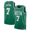 Boston Celtics Icon Edition Swingman Jersey Kelly Green Jaylen Brown Unisex | RTJ13154