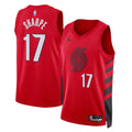Portland Trail Blazers Jordan Statement Edition Swingman Jersey Red Shaedon Sharpe Unisex | RTJ13070