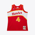 Atlanta Hawks Swingman Jersey Road Spud Webb 1986 87 | RTJ13063