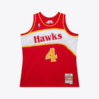 Atlanta Hawks Swingman Jersey Road Spud Webb 1986 87 | RTJ13063