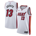 Miami Heat Association Edition Swingman Jersey White Bam Adebayo Unisex | RTJ13053