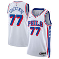 Philadelphia 76Ers Association Edition Swingman Jersey White Vj Edgecombe Unisex | Stitched Jersey RTJS 12056