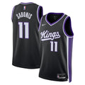 Sacramento Kings Icon Edition Swingman Jersey Black Domantas Sabonis Unisex | Stitched Jersey RTJS 12030