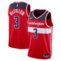 Washington Wizards Icon Edition Swingman Jersey Red Cj Mccollum Unisex | Stitched Jersey RTJS 11989