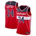 Washington Wizards Icon Edition Swingman Jersey Red Corey Kispert Unisex | Stitched Jersey RTJS 11900