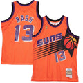 Steve Nash Orange Phoenix Suns 1996 97 Hardwood Classics Reload 20 Swingman Jersey | Stitched Jersey RTJS 11883