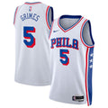 Philadelphia 76Ers Association Edition Swingman Jersey White Quentin Grimes Unisex | Stitched Jersey RTJS 11877