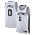 San Antonio Spurs Association Edition Swingman Jersey White Keldon Johnson Unisex | Stitched Jersey RTJS 11825