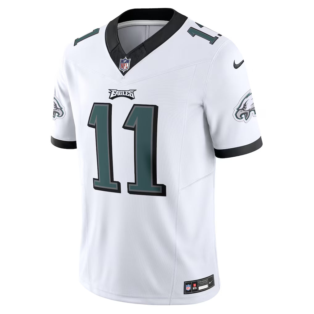 Men's A.J. Brown White Philadelphia Eagles Vapor F.U.S.E. Limited Jersey