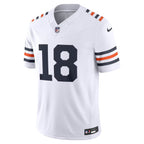 Men's Caleb Williams White Chicago Bears Alternate Vapor F.U.S.E. Stitched Limited Jersey