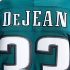 Men's Philadelphia Eagles Cooper DeJean Kelly Green Alternate Vapor F.U.S.E. Stitched Limited Jersey