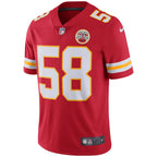 Men's Kansas City Chiefs Derrick Thomas Red Retired Player Vapor Untouchable Limited Throwback Jersey