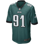 Men's Fletcher Cox Midnight Green Philadelphia Eagles Game Player - Jersey