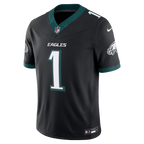Men's Philadelphia Eagles Jalen Hurts Black Alternate Vapor F.U.S.E. Stitched Limited Jersey