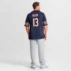 Men's Chicago Bears Keenan Allen Navy Team Game Jersey