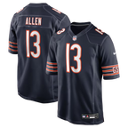 Men's Chicago Bears Keenan Allen Navy Team Game Jersey