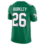 Men's Philadelphia Eagles Saquon Barkley Black Alternate Vapor F.U.S.E. Stitched Limited Jersey