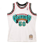 Vancouver Grizzlies Bryant Reeves White 1995-96 Hardwood Classics Swingman Jersey