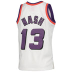 Phoenix Suns Steve Nash Mitchell & Ness White 1996-97 Hardwood Classics Swingman Jersey