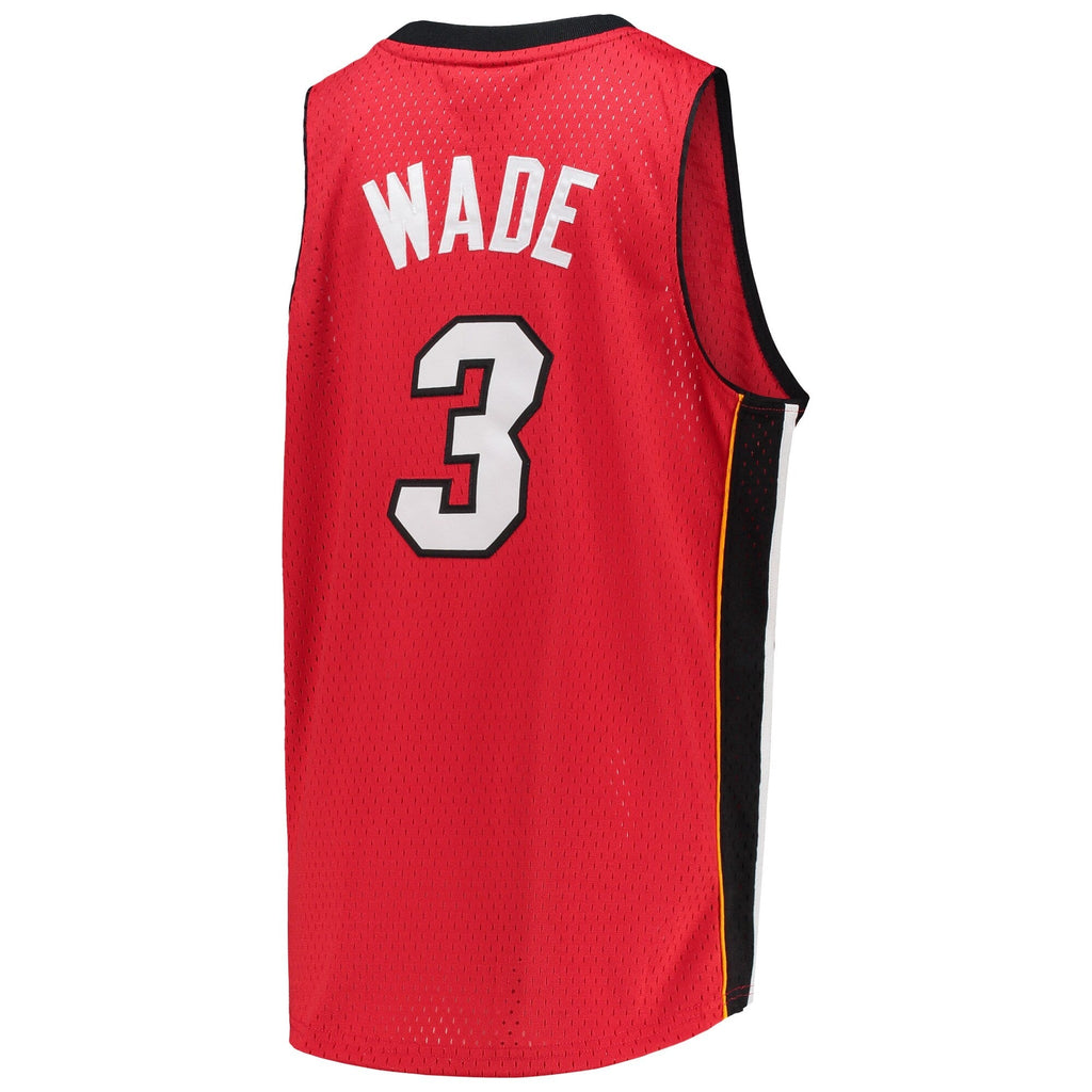 Miami Heat Dwyane Wade Mitchell & Ness Red 2005-06 Hardwood Classics Jersey