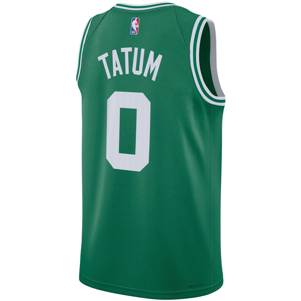 Boston Celtics Jayson Tatum Green Nike Swingman Icon Jersey