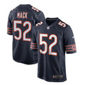 Khalil Mack Chicago Bears Game Jersey - Navy